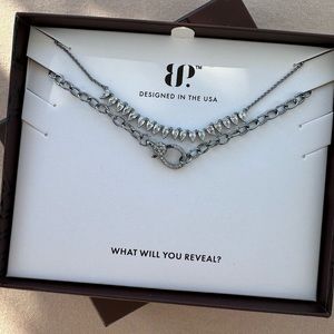 BP bp Bomb Party Luxe Layers "Simplistic Sparkle" layering necklaces